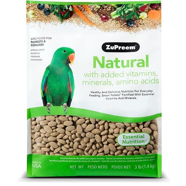 ZuPreem Natural Parrot Conure - 3 lb
