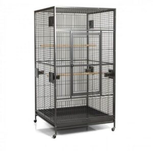 32 x 21 Flight Cage & Stand - Black