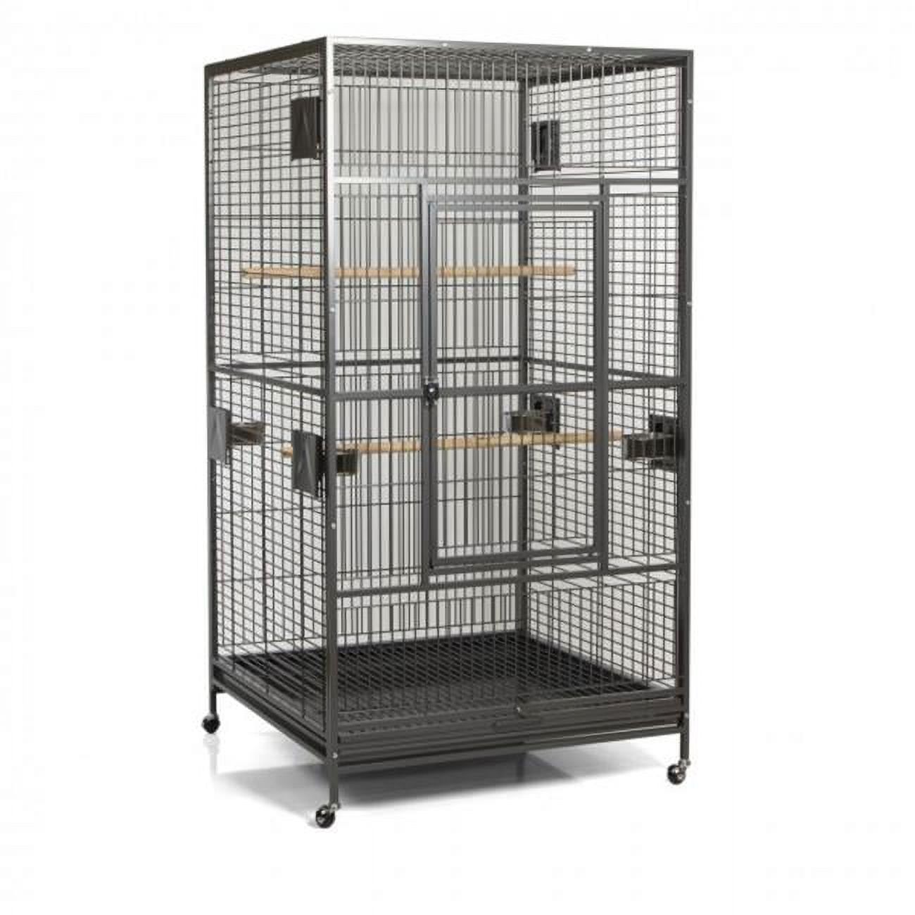 32 x 21 Flight Cage & Stand - Black