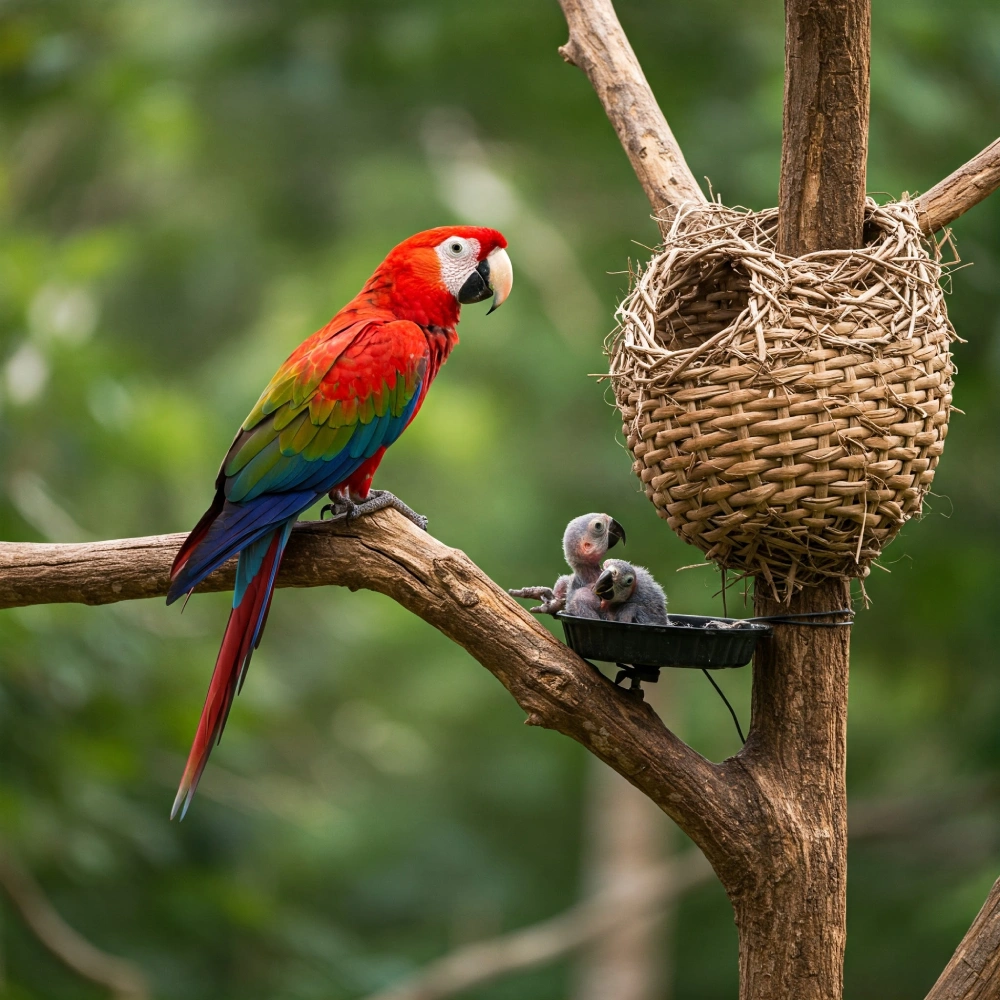 Exotic Bird Breeding Post